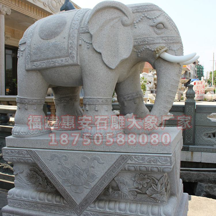 福建惠安石雕大象的特点