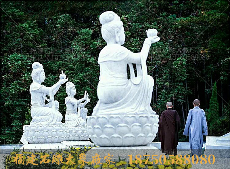 浙江寺庙里的那些石雕大象造型