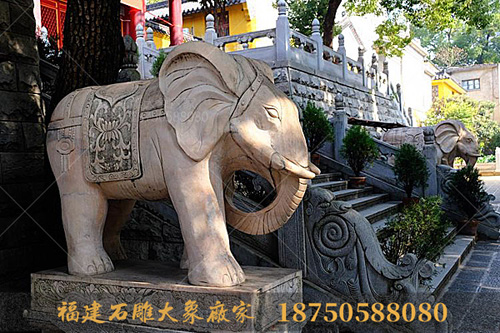 武汉石雕大象造型图片