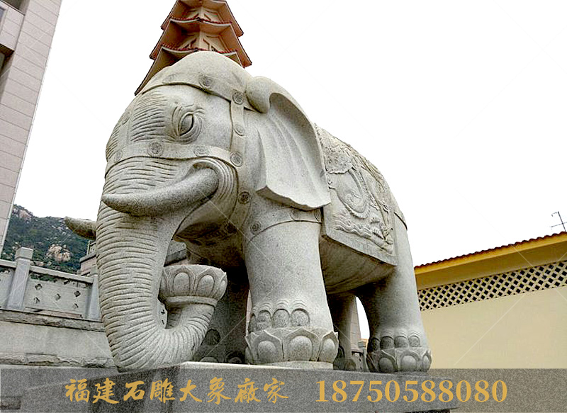 鼻卷元宝的石雕大象还可以卷什么物品？