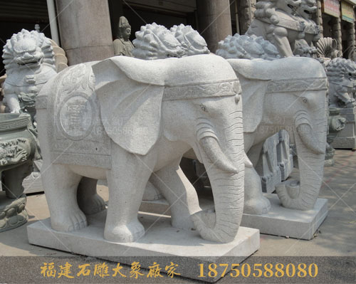 汉白玉石雕大象与花岗岩石雕大象哪个更好？