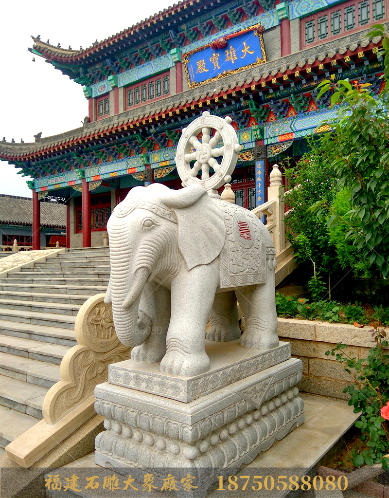 寺庙石雕大象规格该如何选择？