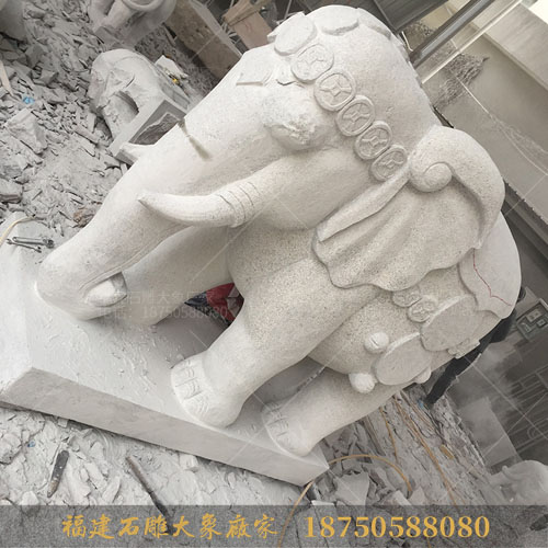 石雕大象是如何雕刻出来的？