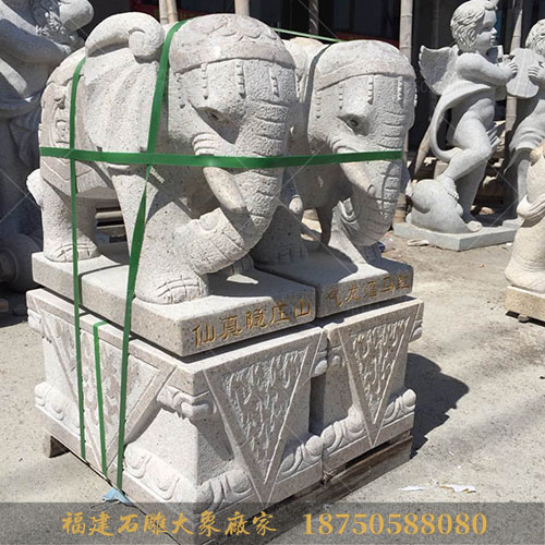 石雕大象是如何雕刻出来的？