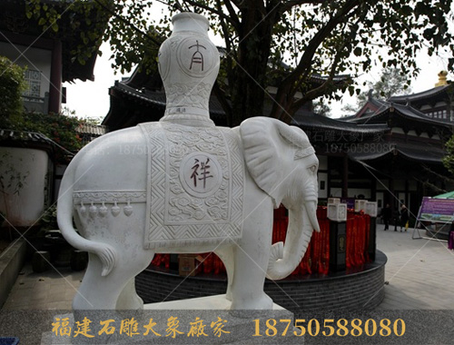 寺庙石雕大象具有许多不为人知的意义