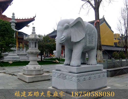寿圣寺里的石雕大象造型赏析