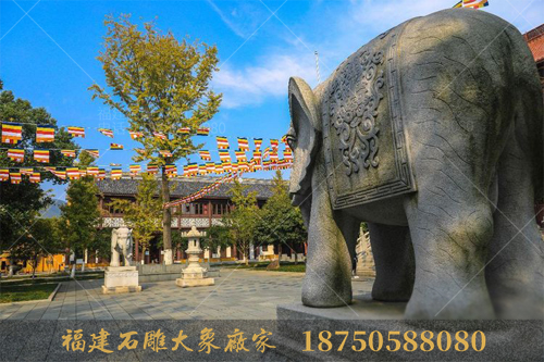 寿圣寺里的石雕大象造型赏析