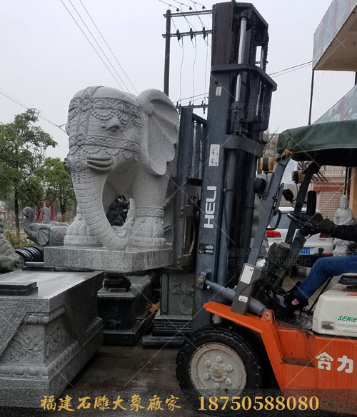 一对石雕大象的制作周期有多长？