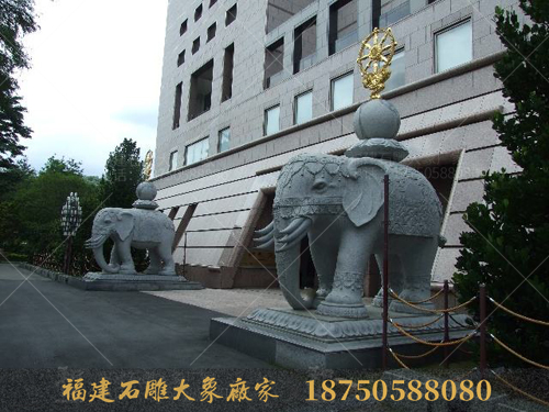 石雕大象是石雕四大风水神兽之一