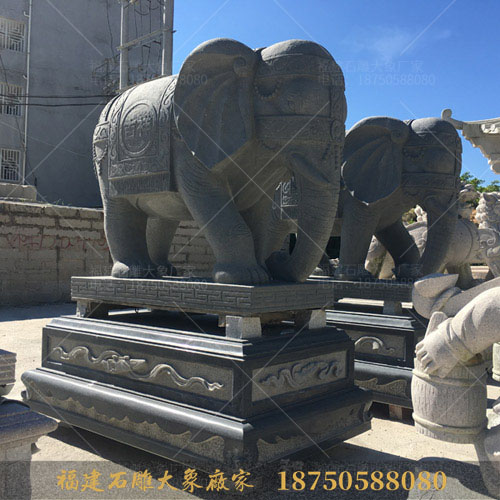 青石石雕大象的特性