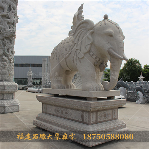 福建雕刻厂家关于石雕大象的购买指南