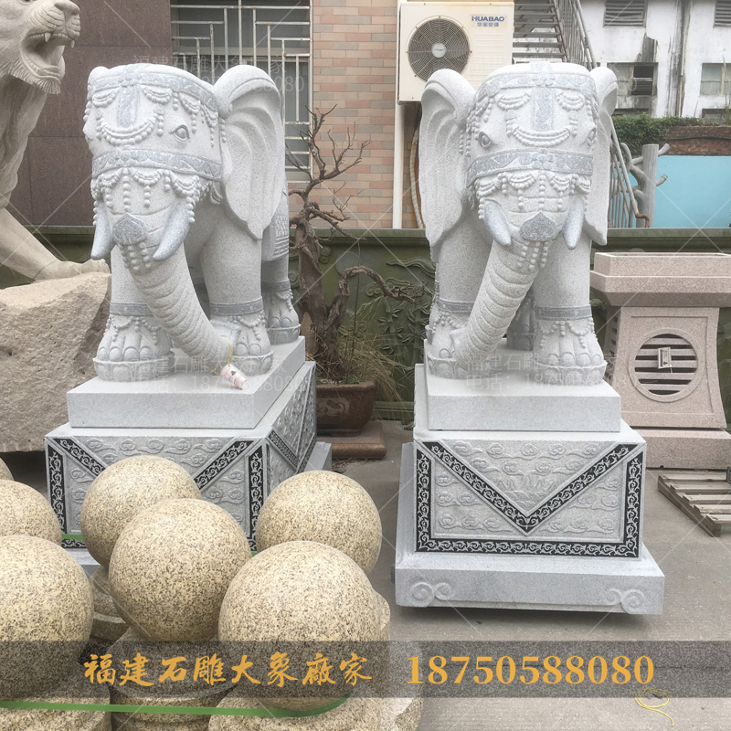 江西寺庙石雕大象造型和工艺为何如此细腻？