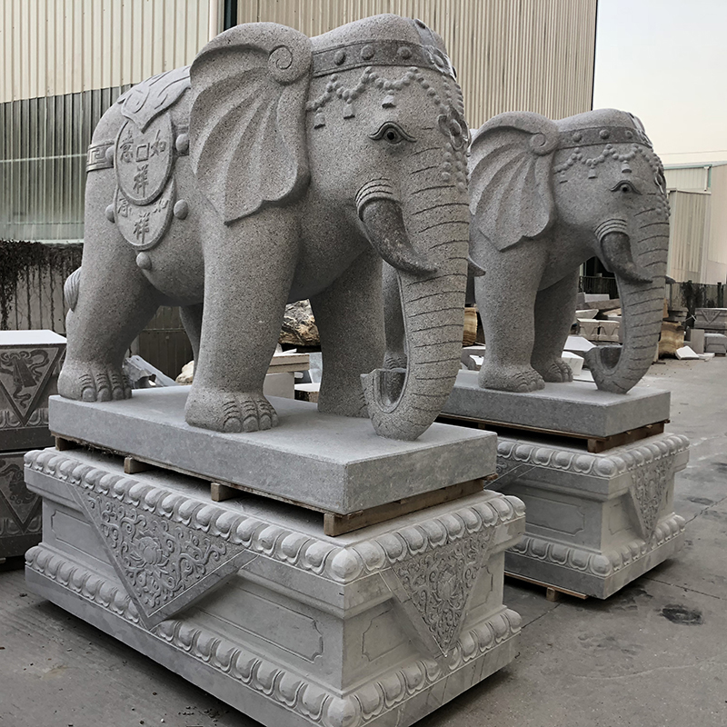 石雕大象造型仪态的特点有哪些？