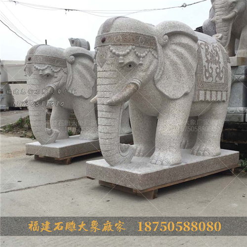 如何根据风水选择石雕大象造型？