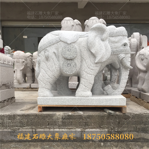 定制石雕大象,高度与大门比例怎么算?