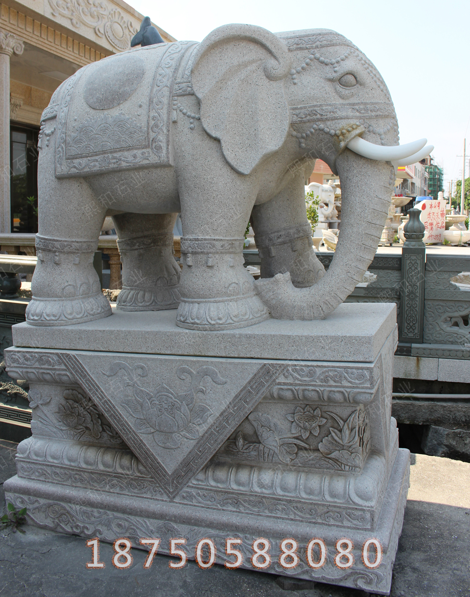 惠安石匠，精美动物大象雕塑的创造者