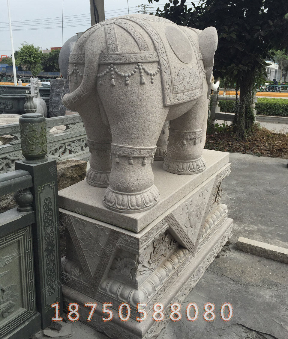 惠安石匠，精美动物大象雕塑的创造者