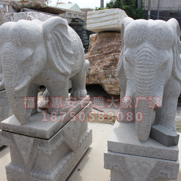 石雕大象的种类（二）