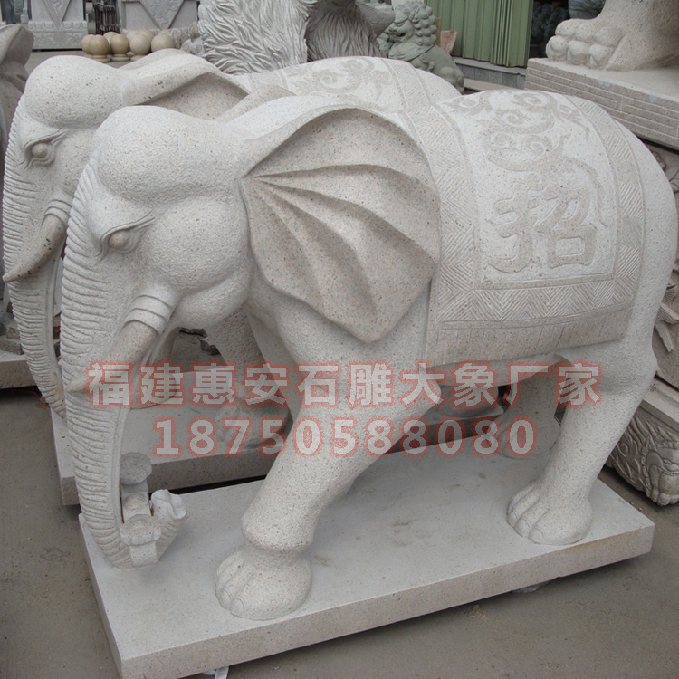 石雕大象加工厂,非一般的艺术场所
