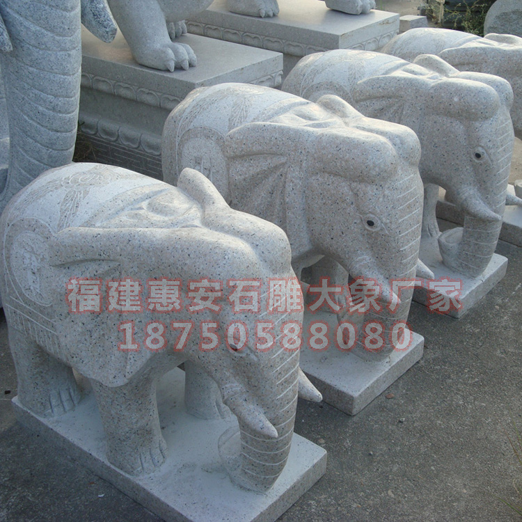 石雕大象的种类