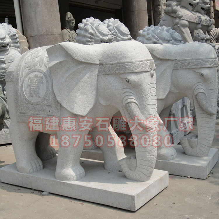 福建厂家如何处理雕刻大象石雕时遇到的问题？