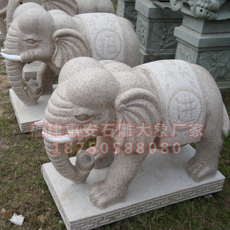 印度红石雕大象的做法