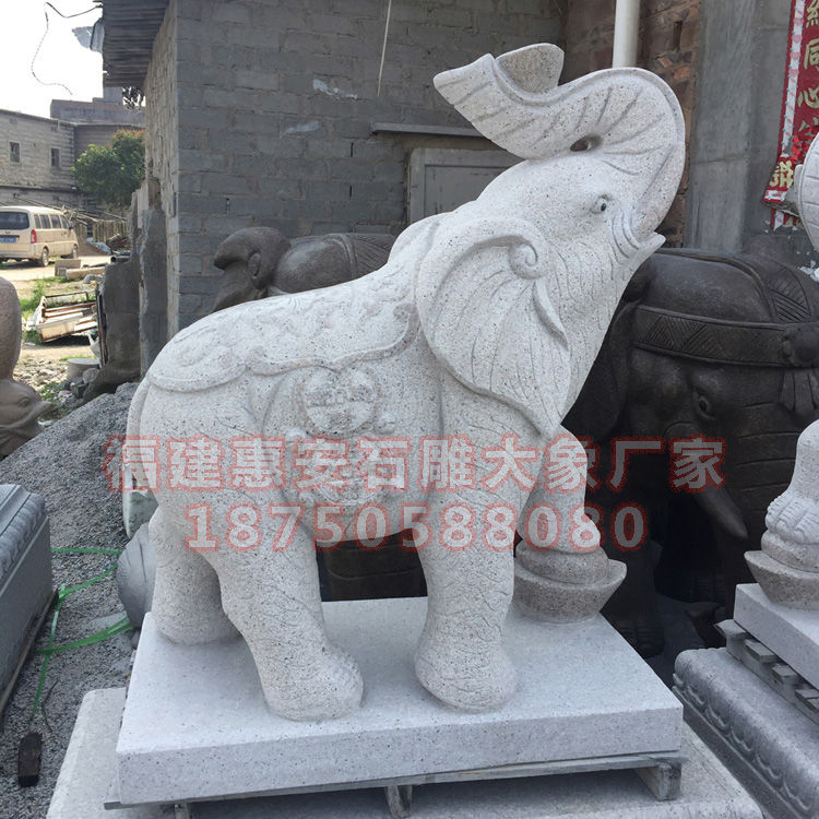 翘鼻石雕大象的意义所在？