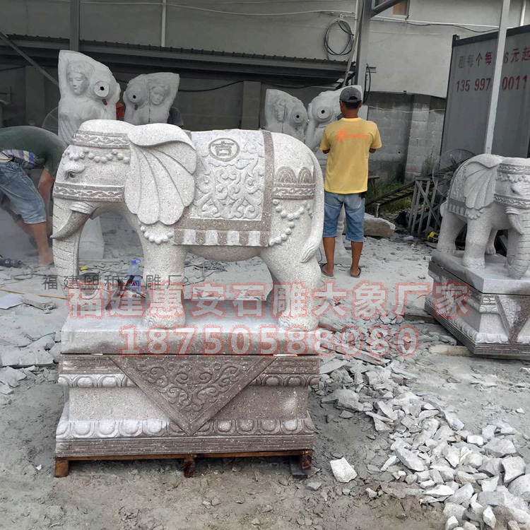 如何选择合适规格的石雕大象？