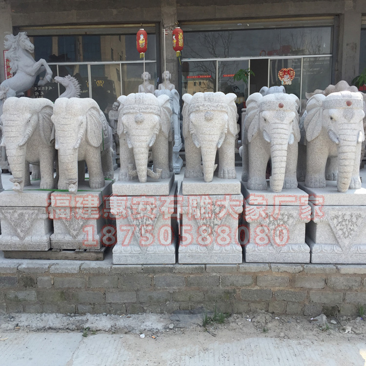 福建惠安石雕大象厂家如何走出国门