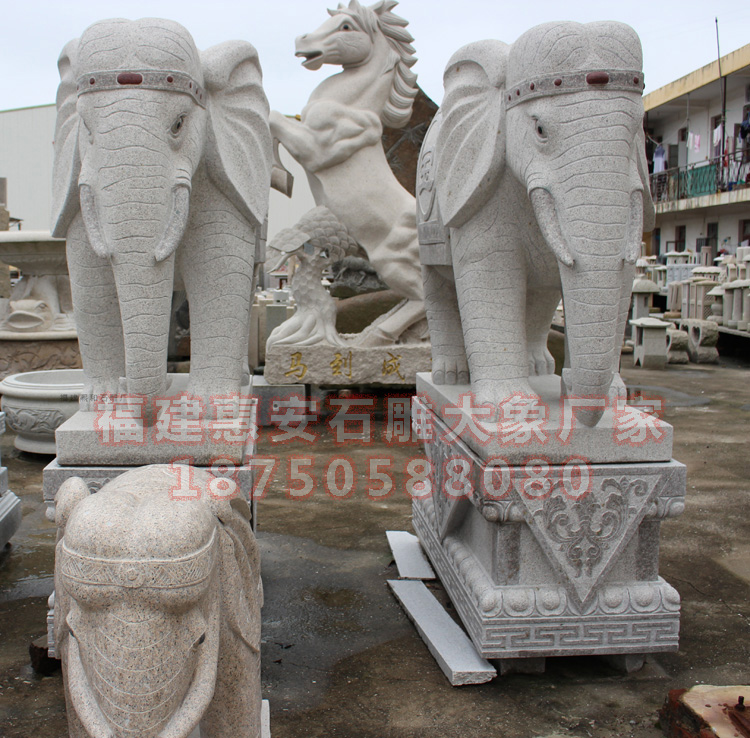 石雕大象的工艺雕刻流程