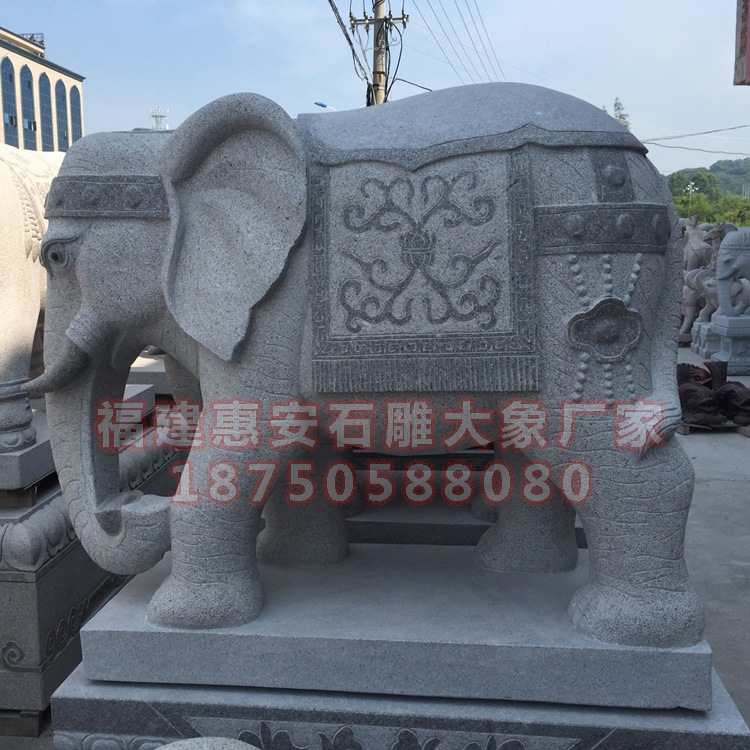 江西石材行业之石雕大象雕刻厂的前景