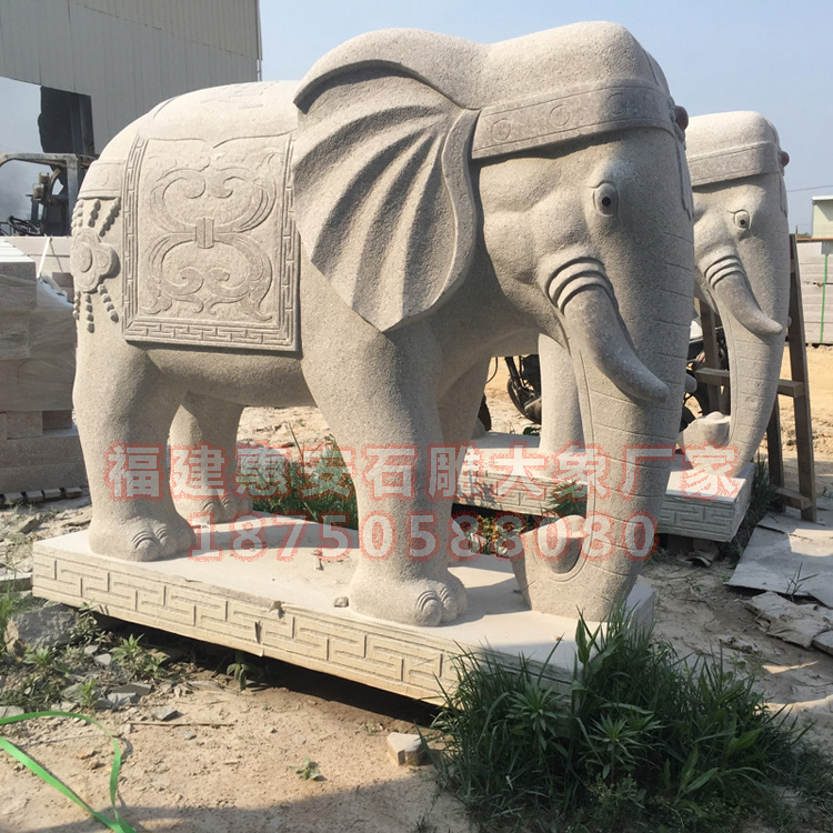 江西石材行业之石雕大象雕刻厂的前景