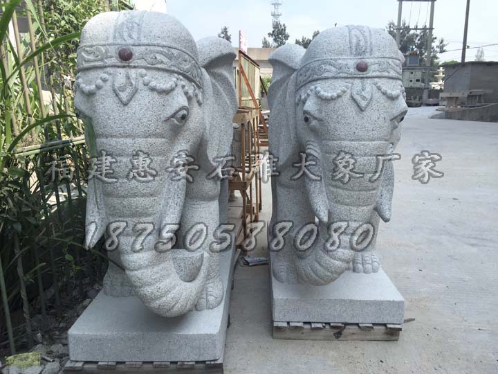 现代石雕大象的艺术特色