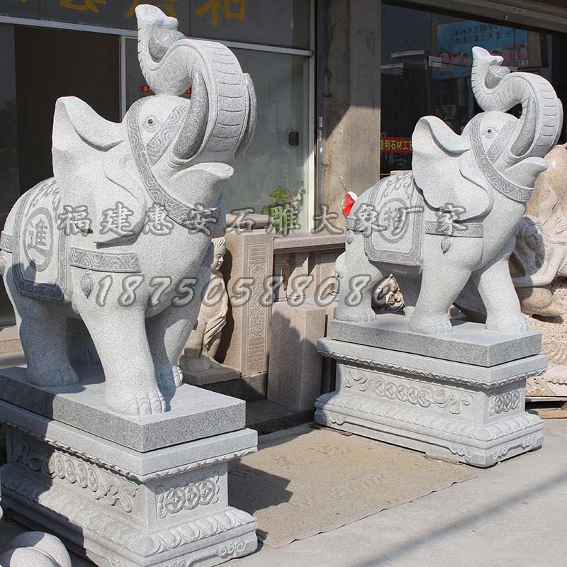 石雕大象与其他动物雕塑的区别