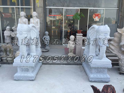 数控雕刻时代到来,石大象雕刻方式成谜
