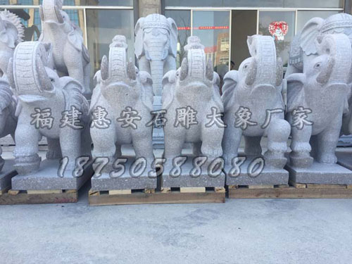 数控雕刻时代到来,石大象雕刻方式成谜