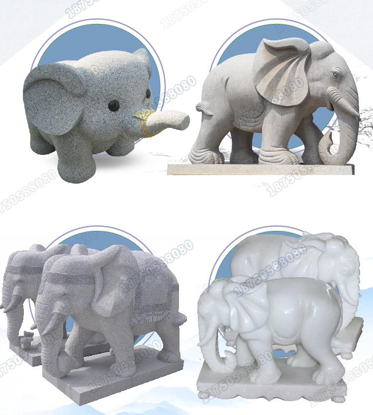 石象,泉州白石象摆件,石象批发厂家