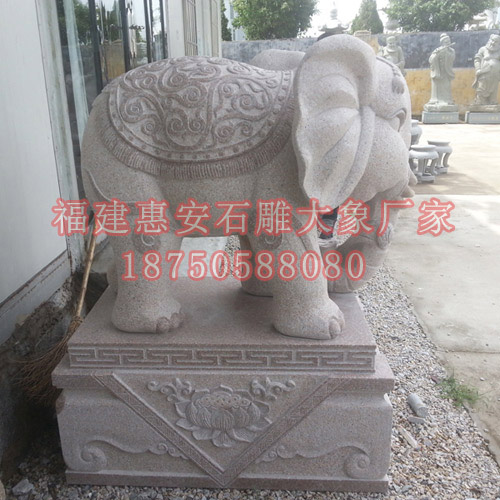 惠安石雕大象价格正进行全范围调整