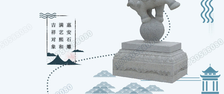 大象雕塑,石材大象一对,自家摆放小石象摆件