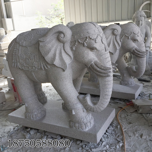 福建惠安花岗岩石雕大象的特征