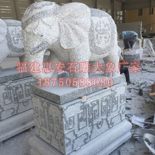 2017年国内石雕大象企业品牌意识增强
