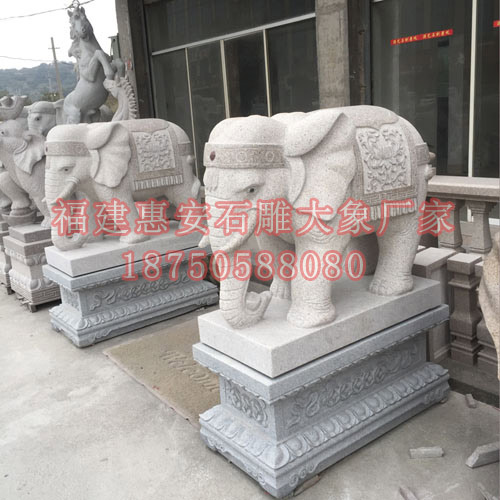 石雕大象遍布世界各地