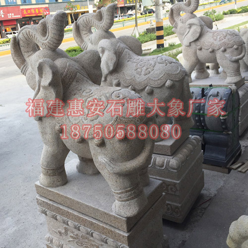 风水石雕大象的镇宅意义