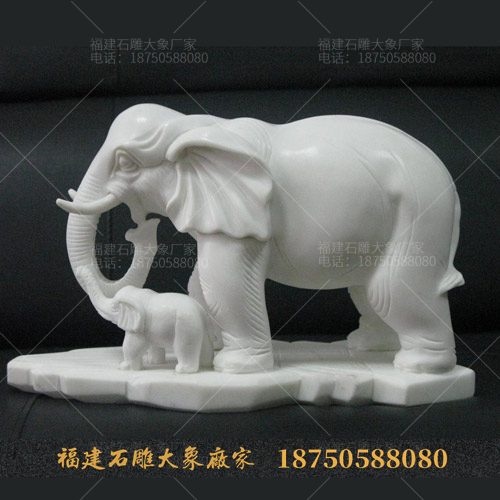 石雕大象汉白玉石材种类与鉴定