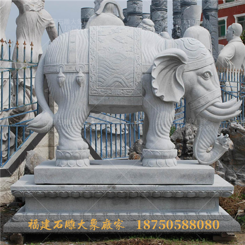 为何寺院放置石雕大象，又代表什么意思